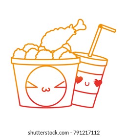 Chicken and drink design