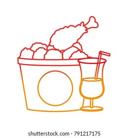 Chicken and drink design