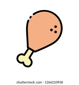 chicken drumstick icon