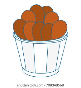 chicken drumsticks vector