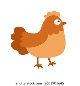 Chicken Easter day vector. Vector Illustration Clipart object design element for celebrate Easter day