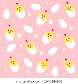 chicken easter illustration vector nursery