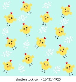 chicken easter illustration vector nursery