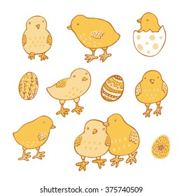 chicken easter set