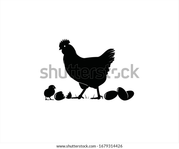 fangs clipart black and white hen