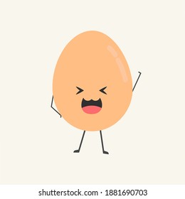 Chicken egg character vector art and graphics