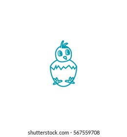 chicken in the egg, icon