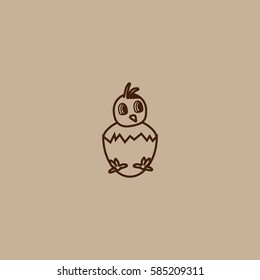 chicken in the egg, icon