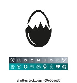 Chicken egg icon