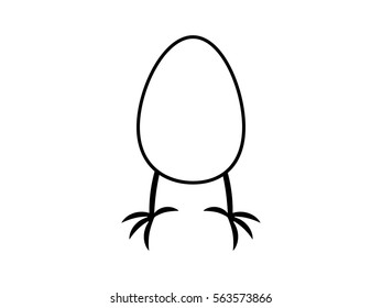 chicken egg, icon, vector illustration eps10 gift, icon, vector illustration
