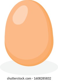 chicken egg isolated on white background