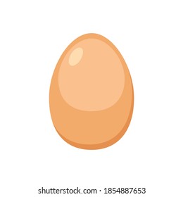 Chicken egg isolated on white background. Vector