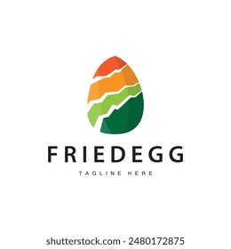 Chicken Egg Logo Farm Illustration Template Vector Design