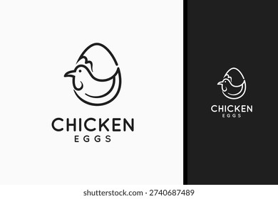 Chicken egg logo symbol icon design