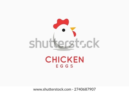 Chicken egg logo symbol icon design