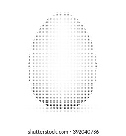 chicken egg on a white background