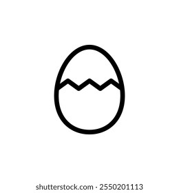 chicken egg simple icon design