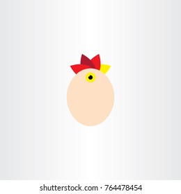 chicken egg vector element icon symbol