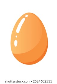 Ilustración de icono de Vector de huevo de pollo