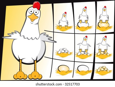 Chicken and eggs