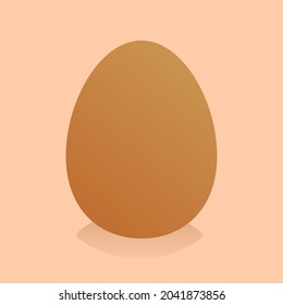 huevos de pollo. huevos de pollo frescos en la ilustración vectorial