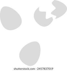 Chicken Eggs Icon Vector Illustration