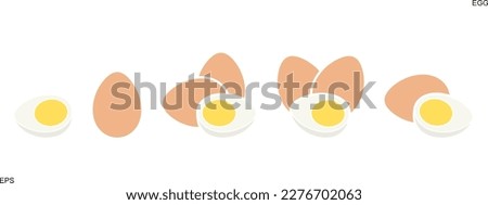 Chicken eggs logo. Isolated chicken eggs on white background