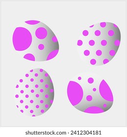 Chicken eggs.Image on a white background.Vector