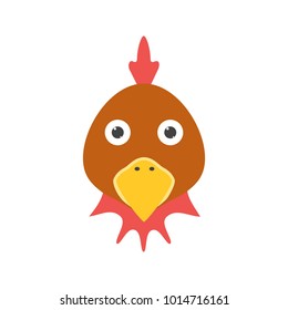 Chicken Face Icon Stock Vector (Royalty Free) 1014716161 | Shutterstock