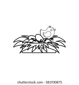 chicken farm animal icon vector illustration graphic design