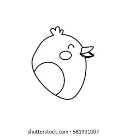 chicken farm animal icon vector illustration graphic design