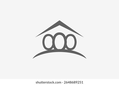 chicken farm eggs home logo