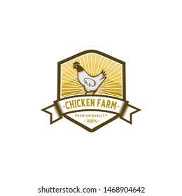 Chicken Farm Logo Collection Stock Vector