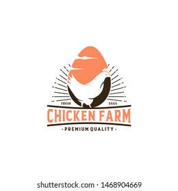 Chicken Farm Logo Collection Stock Vector