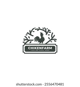 Chicken Farm Logo Collection Stock