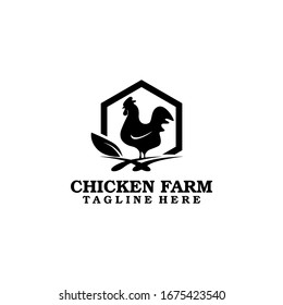 Chicken Farm Logo Image Stock vector