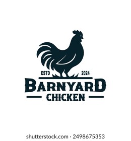 chicken farm logo vector. logo inspiration