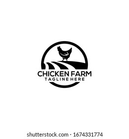 Chicken Farm Logo Vector Template