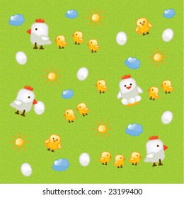 chicken farm pattern