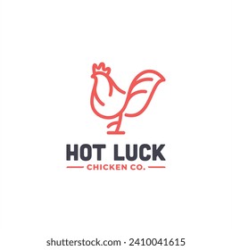 chicken farm rooster logo design
