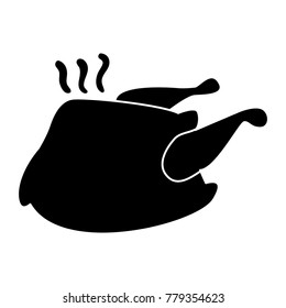 Chicken food symbol