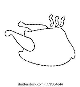 Chicken food symbol