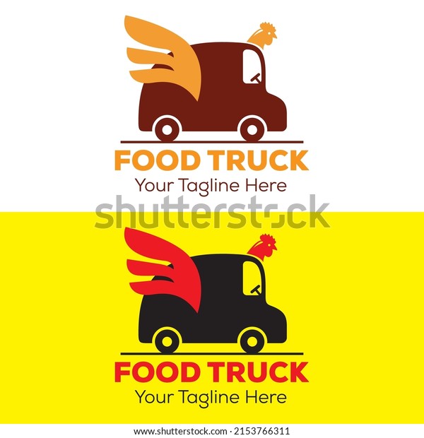 Chicken - Food Truck Logo\
Template