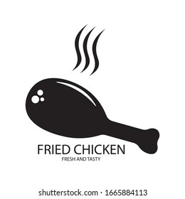 chicken, fried chicken illustration vector