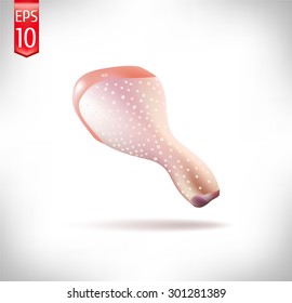 chicken gammon on a white background