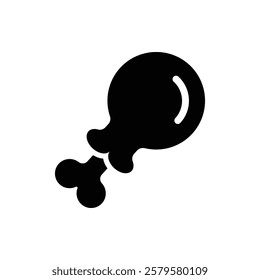 Chicken Glyph Icon. Chicken Icon