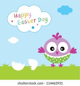 chicken happy easter day