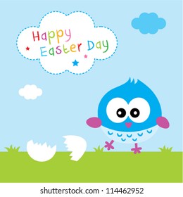 chicken happy easter day