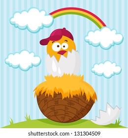 chicken hatched