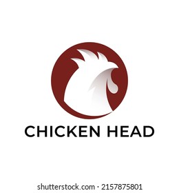 Chicken Head Circle Logo Vector Stock Vector (Royalty Free) 2157875801 ...